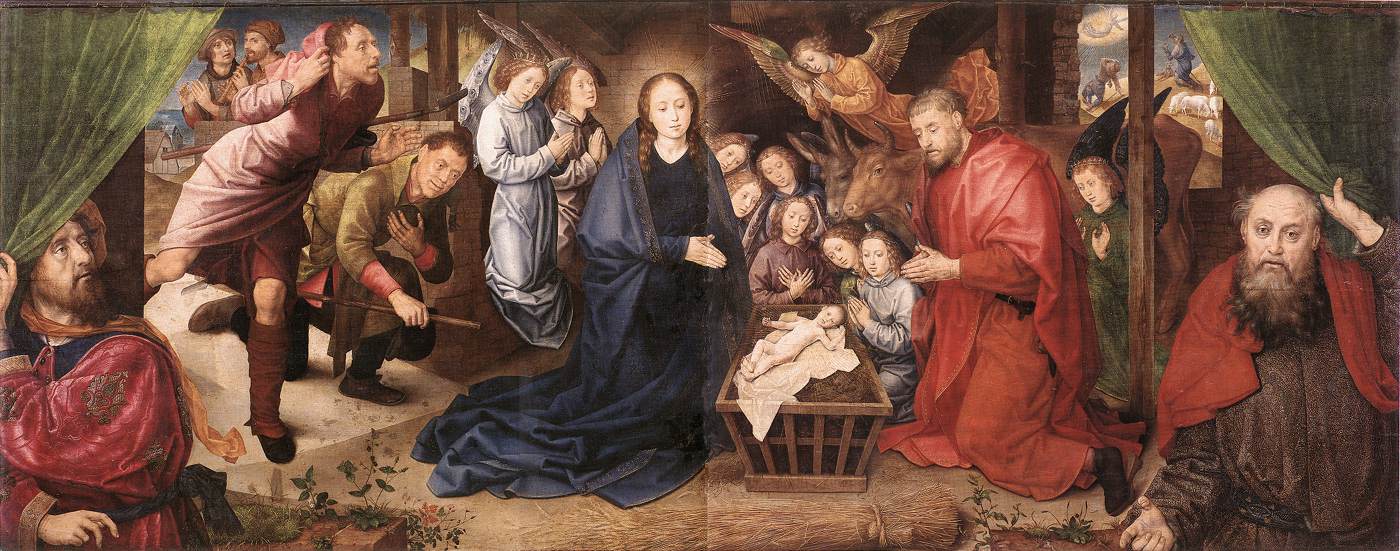 GOES, Hugo van der Adoration of the Shepherds sg